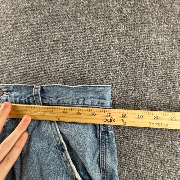 VTG Levis Silvertab Denim Carpenter Jeans Painter Blue Cotton Faded ACTL 34x29 - Picture 16 of 16